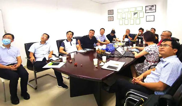 長(cháng)沙市市場(chǎng)監督管理局副局長(cháng)金雷一行蒞臨中檢華通威考察調研