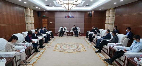 CCIC李忠榜拜訪(fǎng)航天科工集團