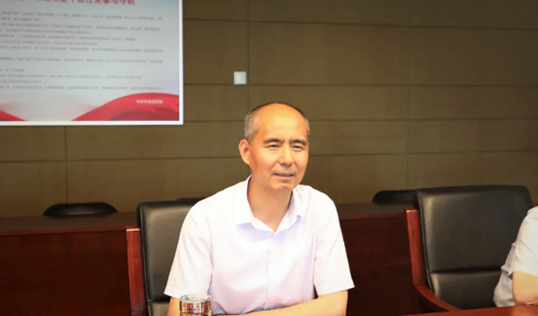 中檢許增德會(huì )見(jiàn)上電科董事長(cháng)吳業(yè)華一行